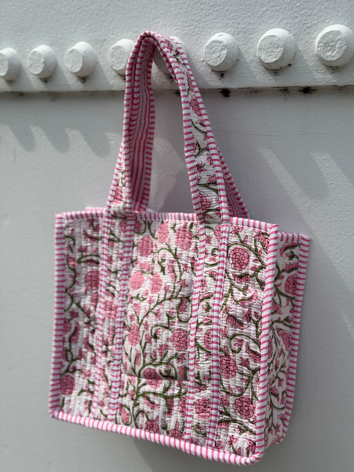 the park quilted tote