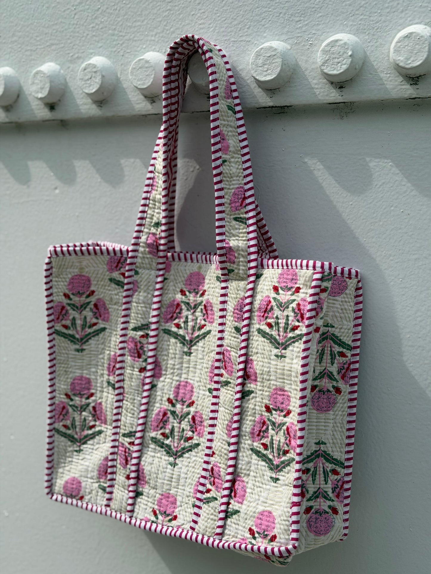 the park quilted tote