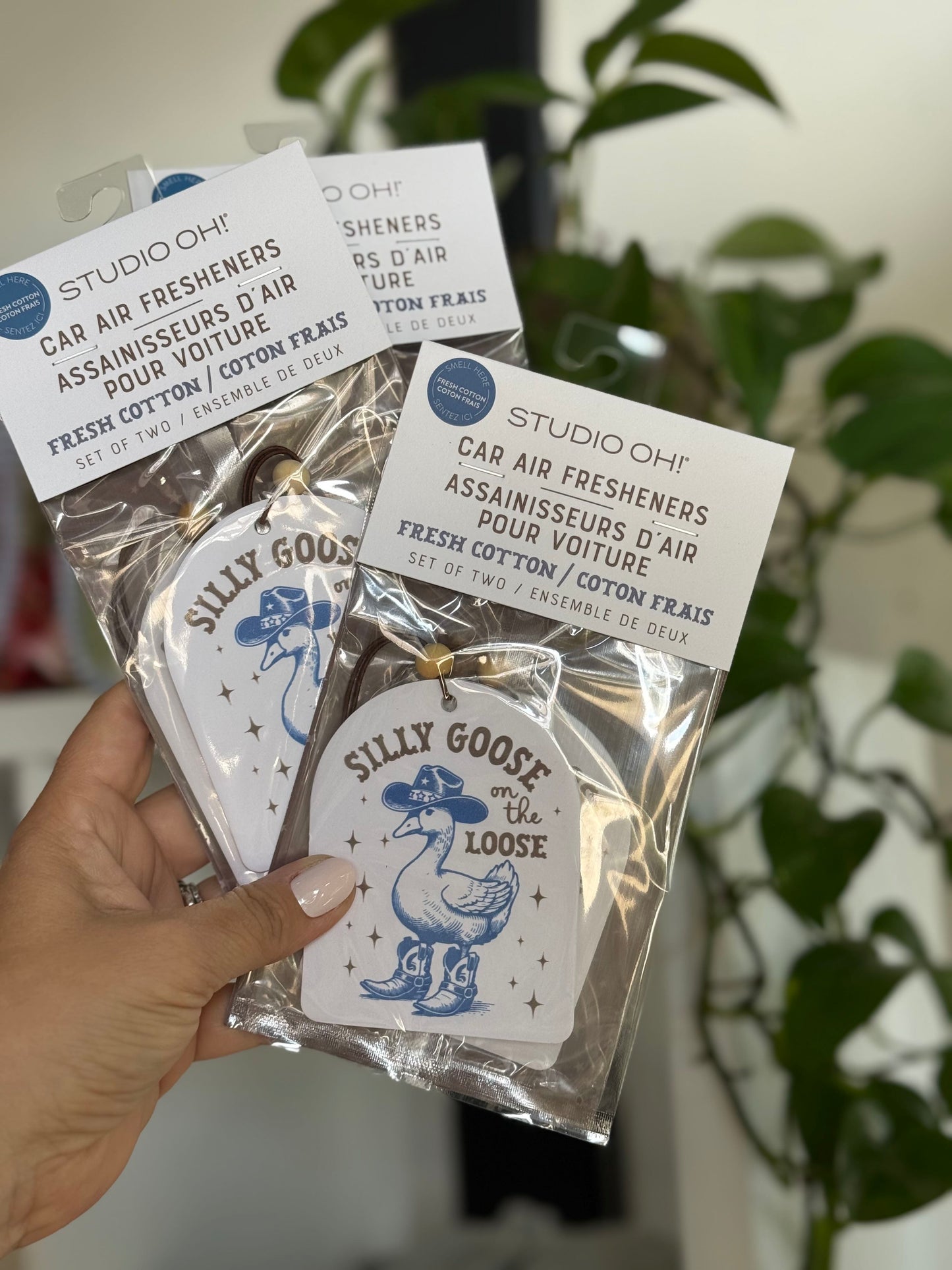silly goose - car fresheners set of two