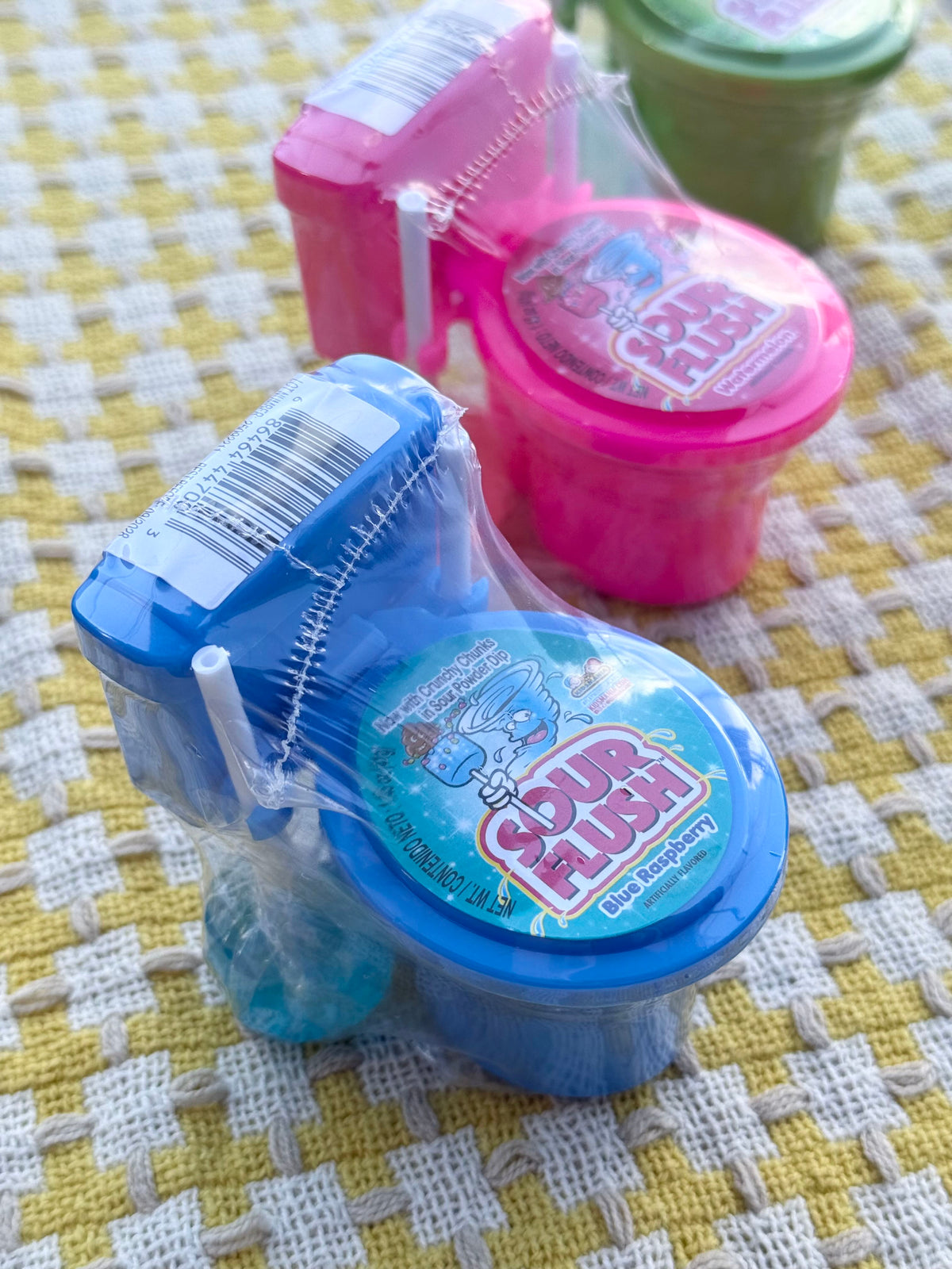 sour flush powder candy
