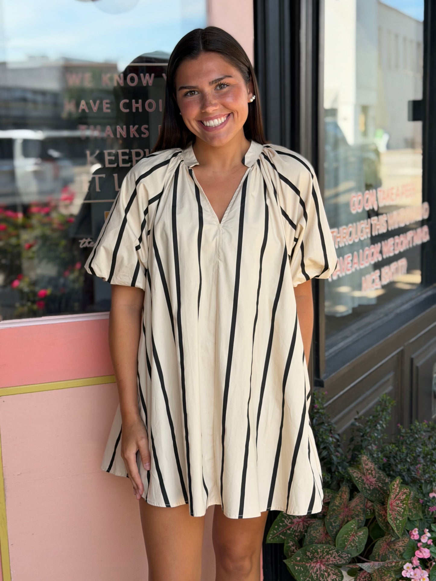 the kelly stripe dress