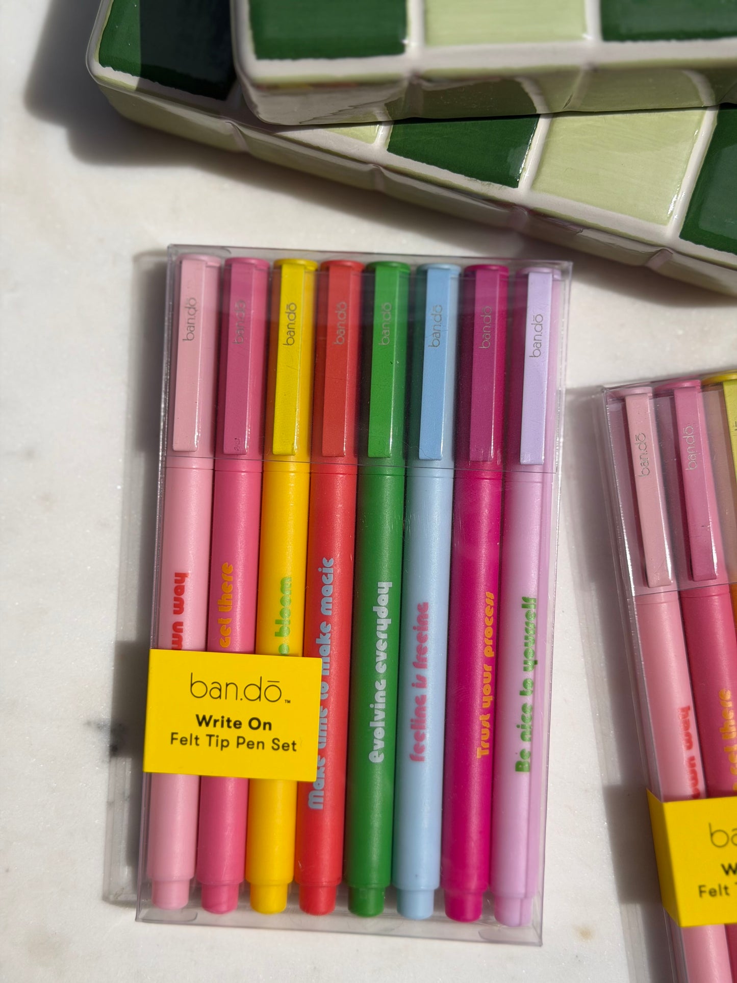 write on felt tip markers