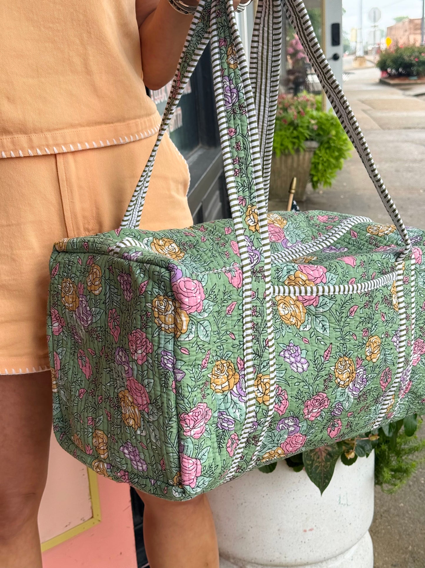 the park quilted duffle