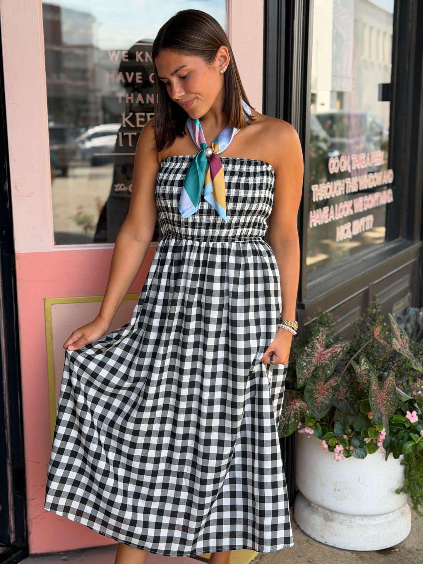 the backyard brunch dress
