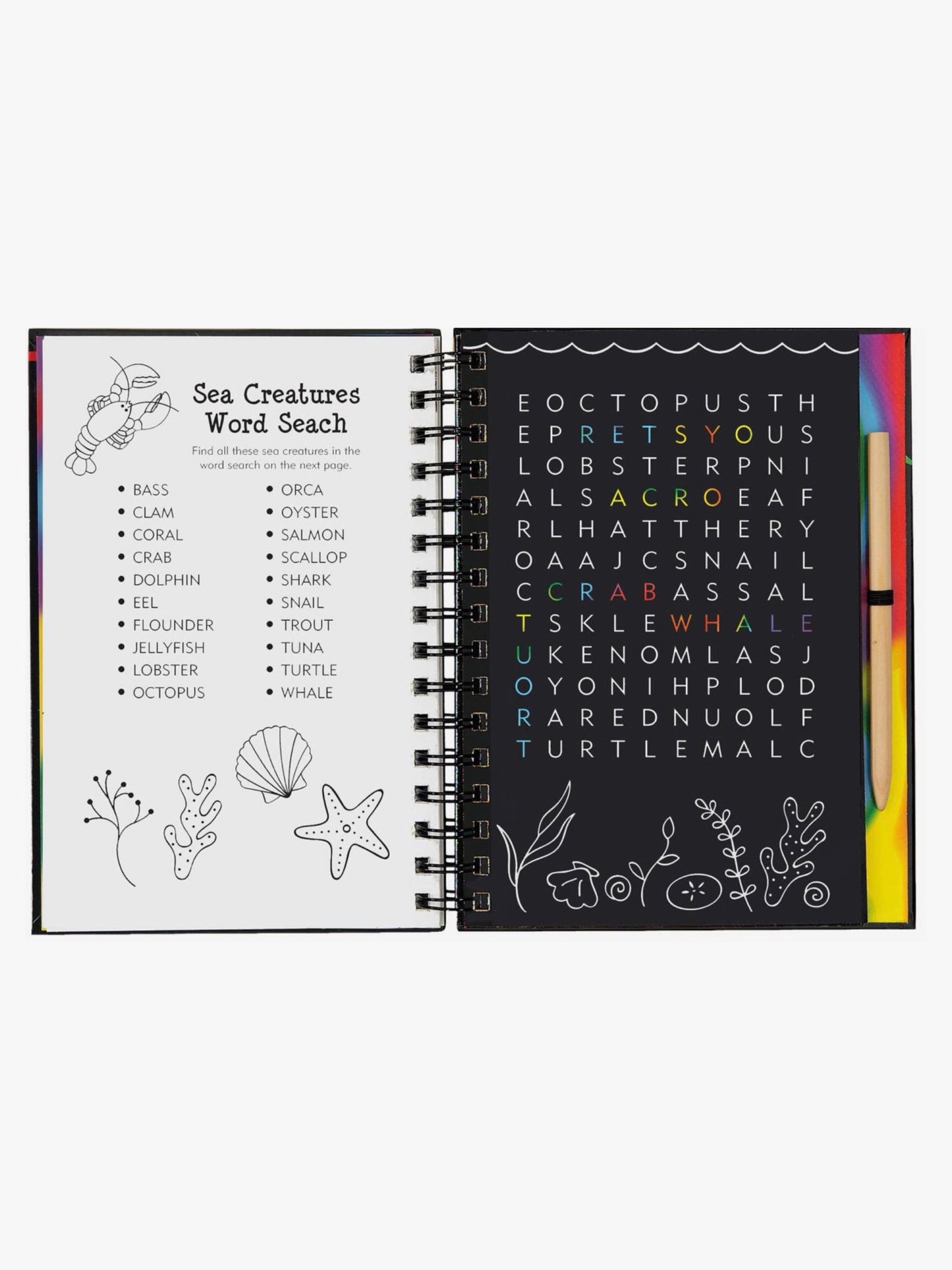 scratch and sketch - games and puzzles