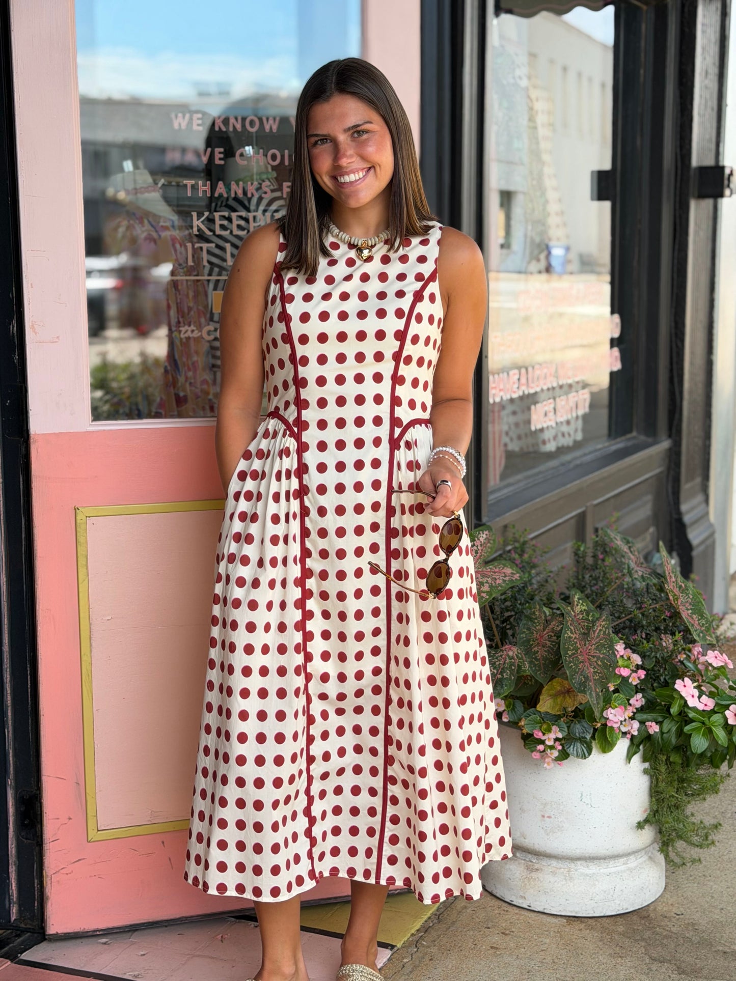 the lila midi dress