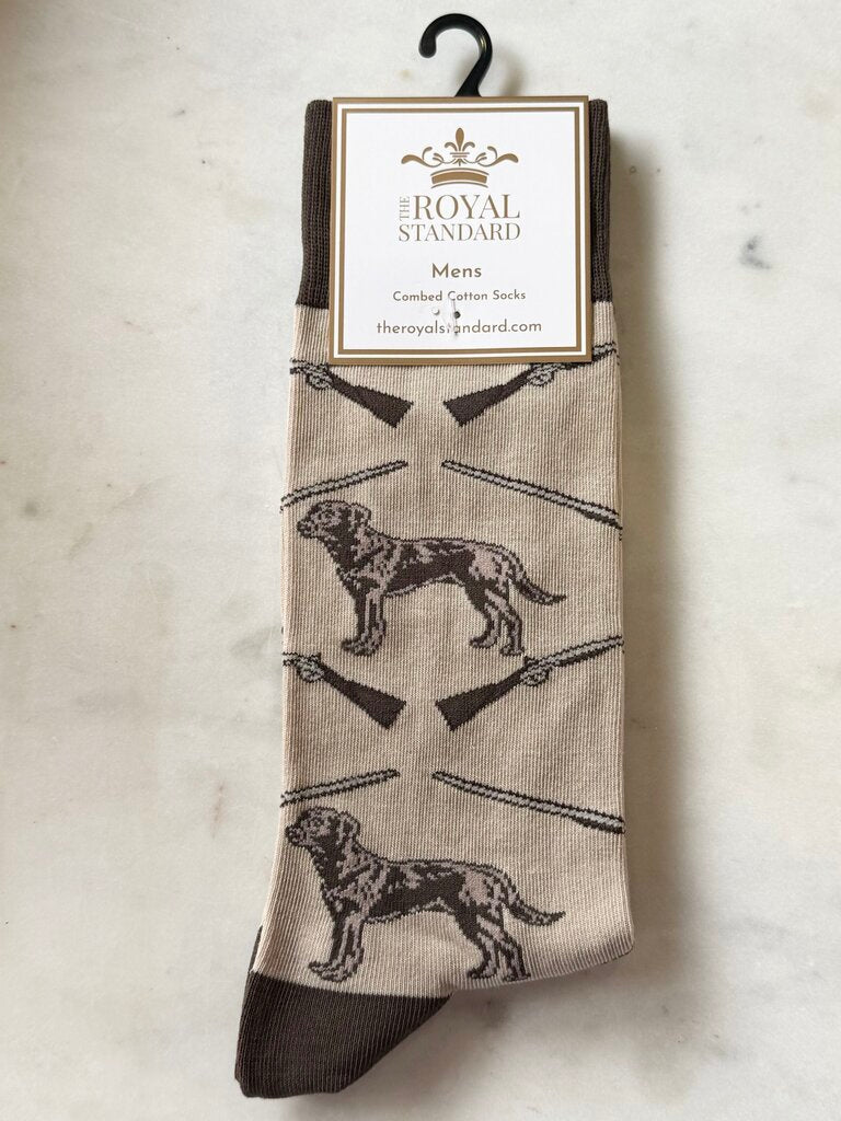 men's socks - bird dog