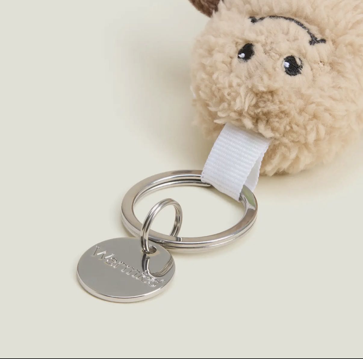 peanut warmies key ring