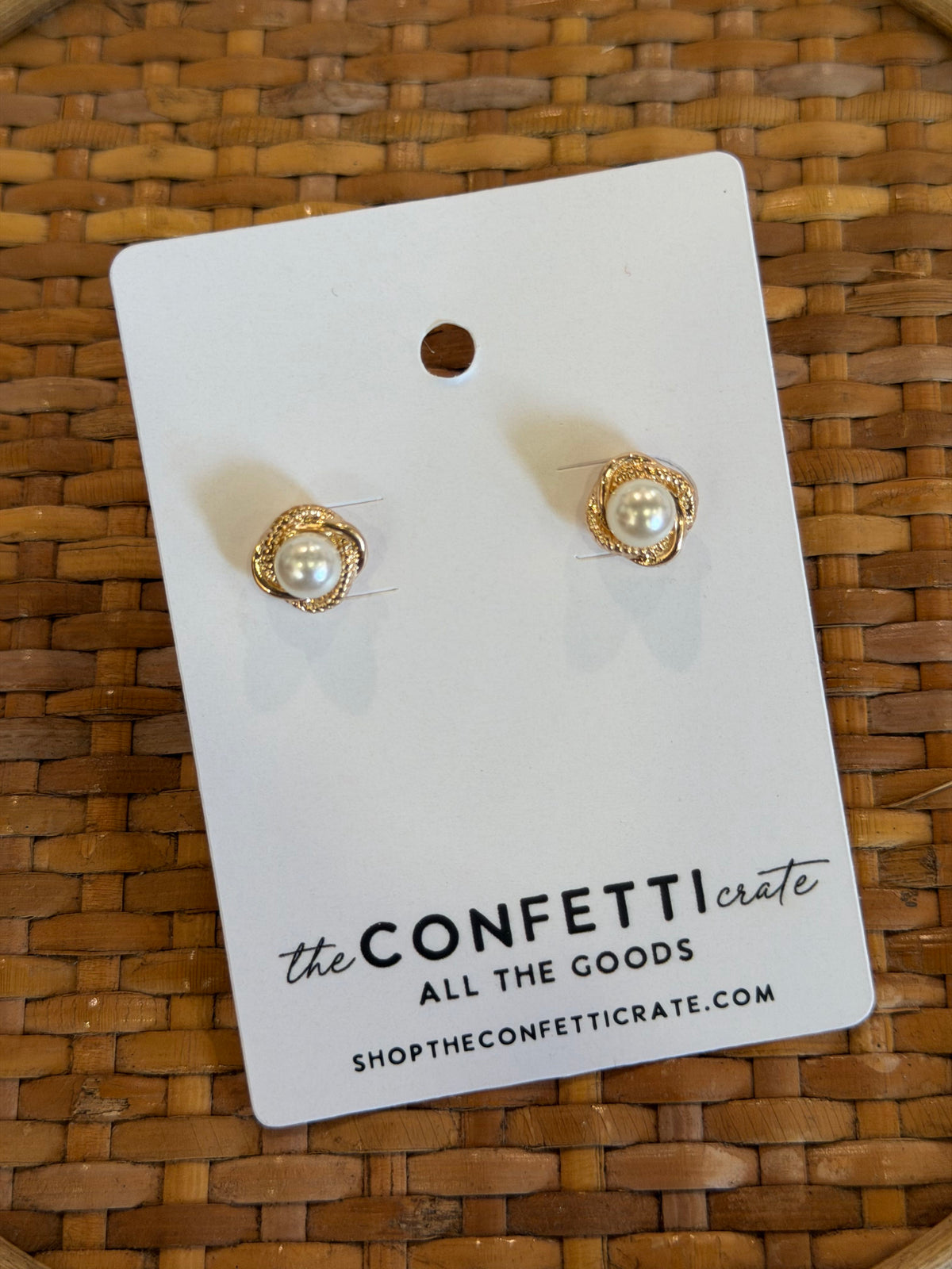 the channy pearl studs
