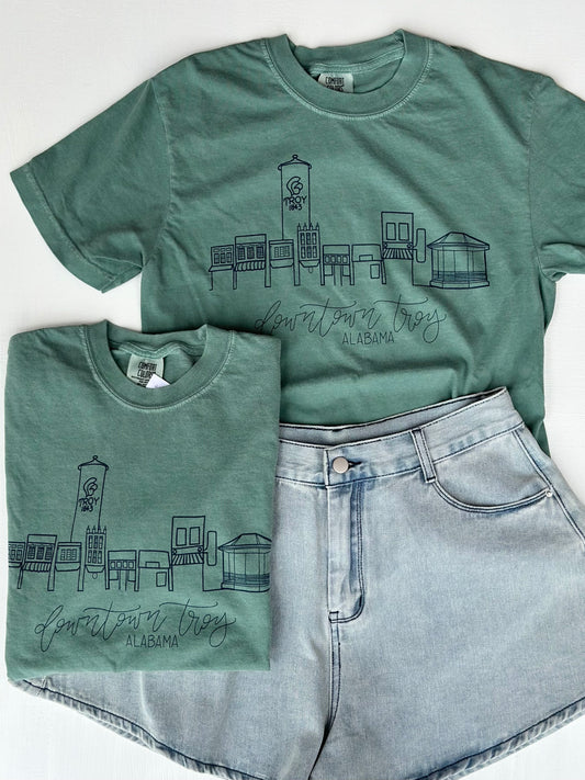 downtown troy tee