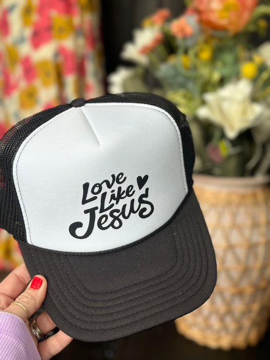 love like Jesus trucker hat