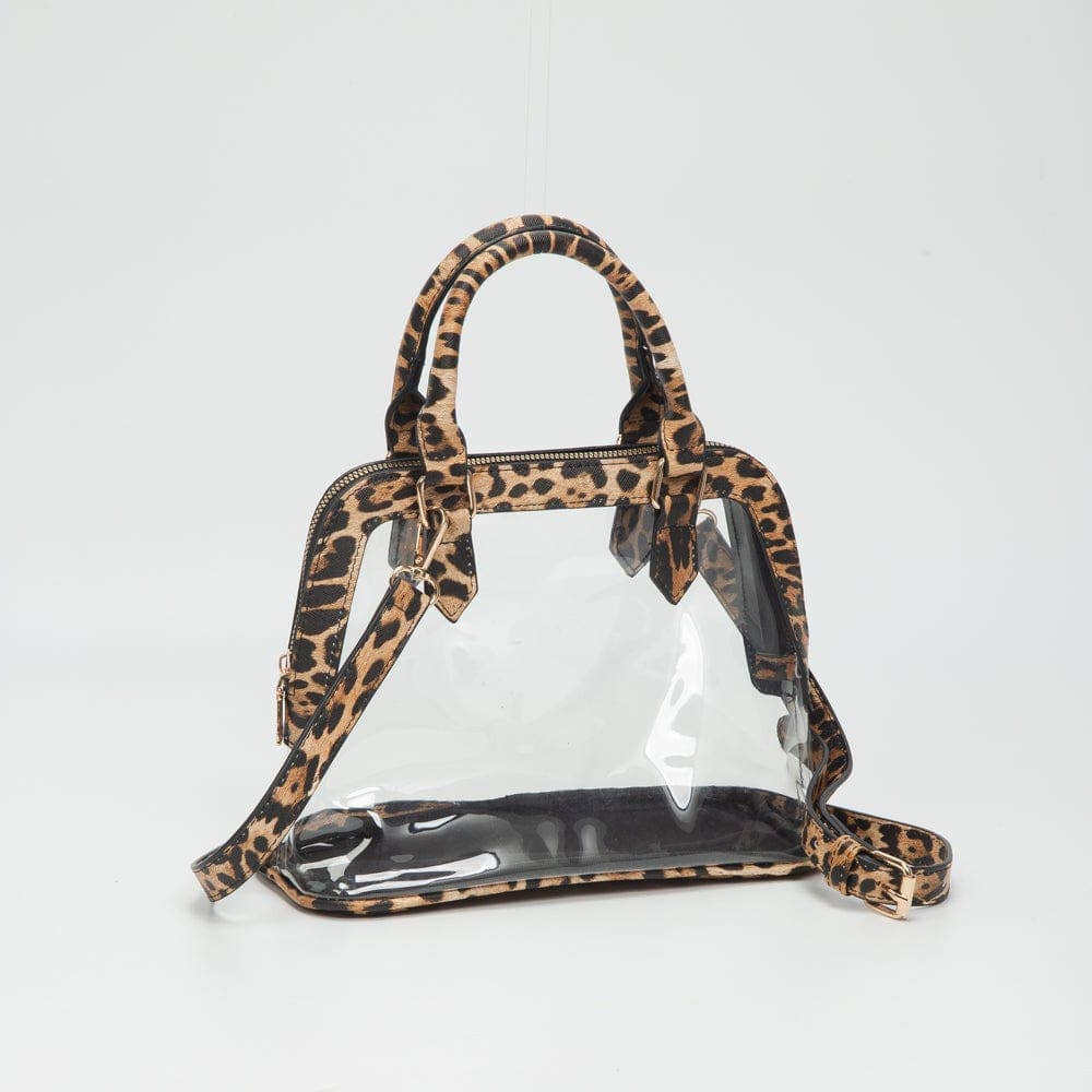 TG10773 Analise Clear Satchel/Crossbody Bag: Silver