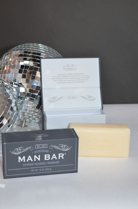 peppered patchouli man bar