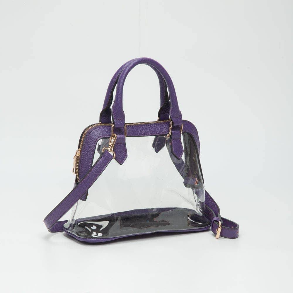 TG10773 Analise Clear Satchel/Crossbody Bag: Gold
