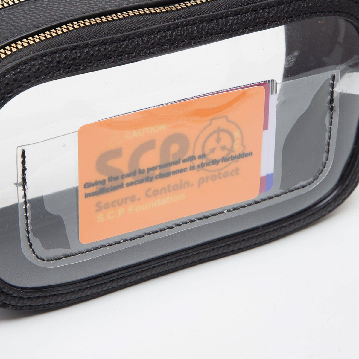 TG10552 Double Zipper Oval Clear Gameday/Stadium Bag: Tan