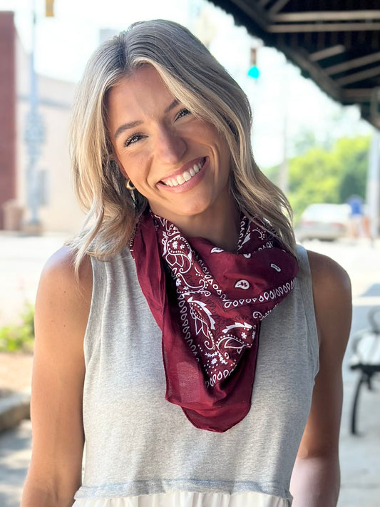 giddy up gameday bandana scarf