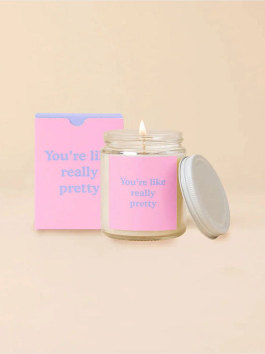 you're like really pretty candle jar