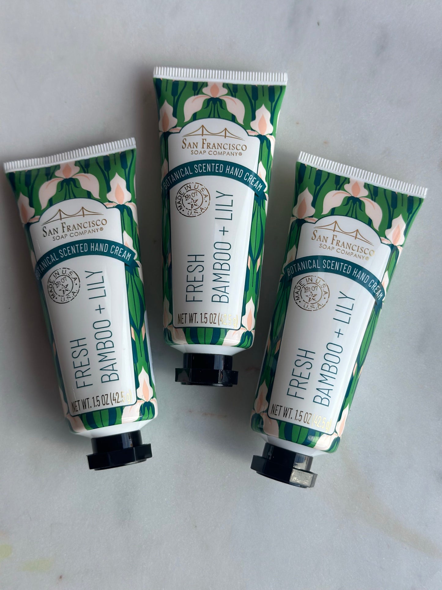 fresh bamboo and lily hand cream