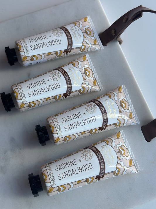 jasmine and sandalwood musk hand cream