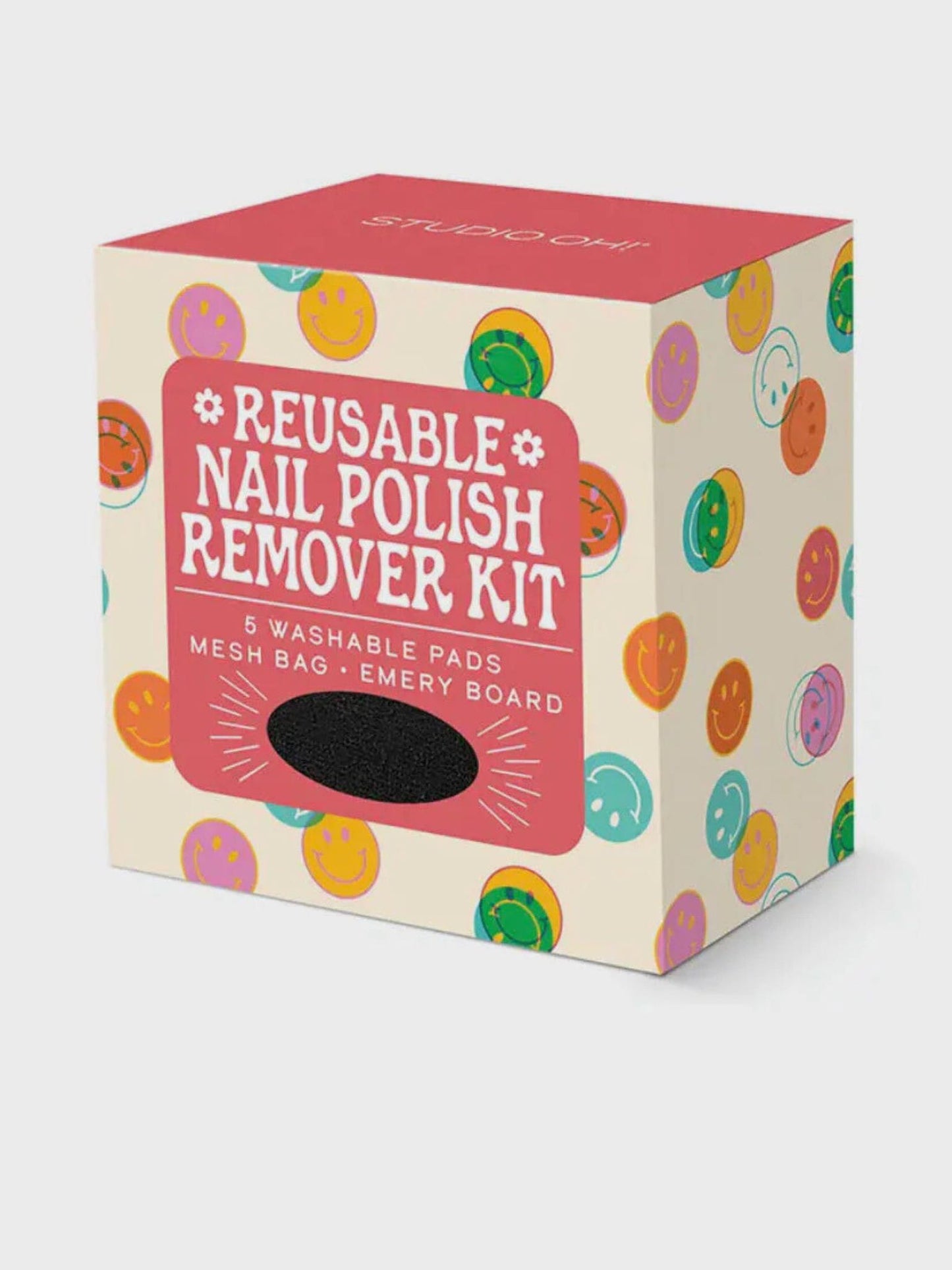 happy vibes reusable nail polish remover kit