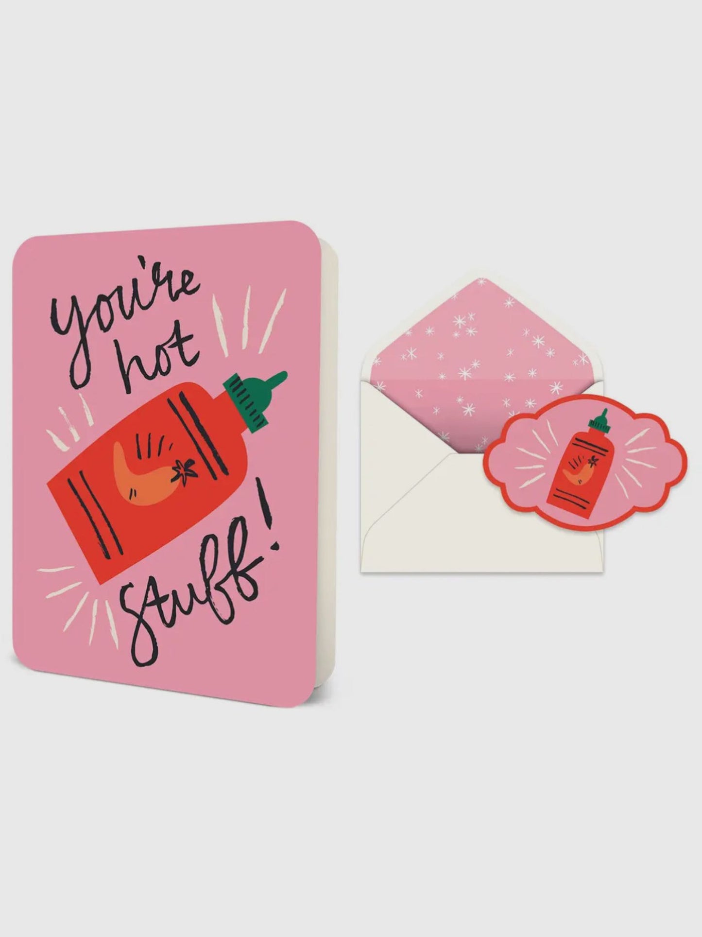 youre hot stuff deluxe greeting card