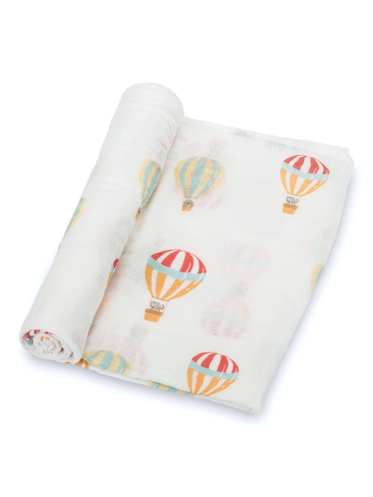 the sky is the limit baby swaddle blanket