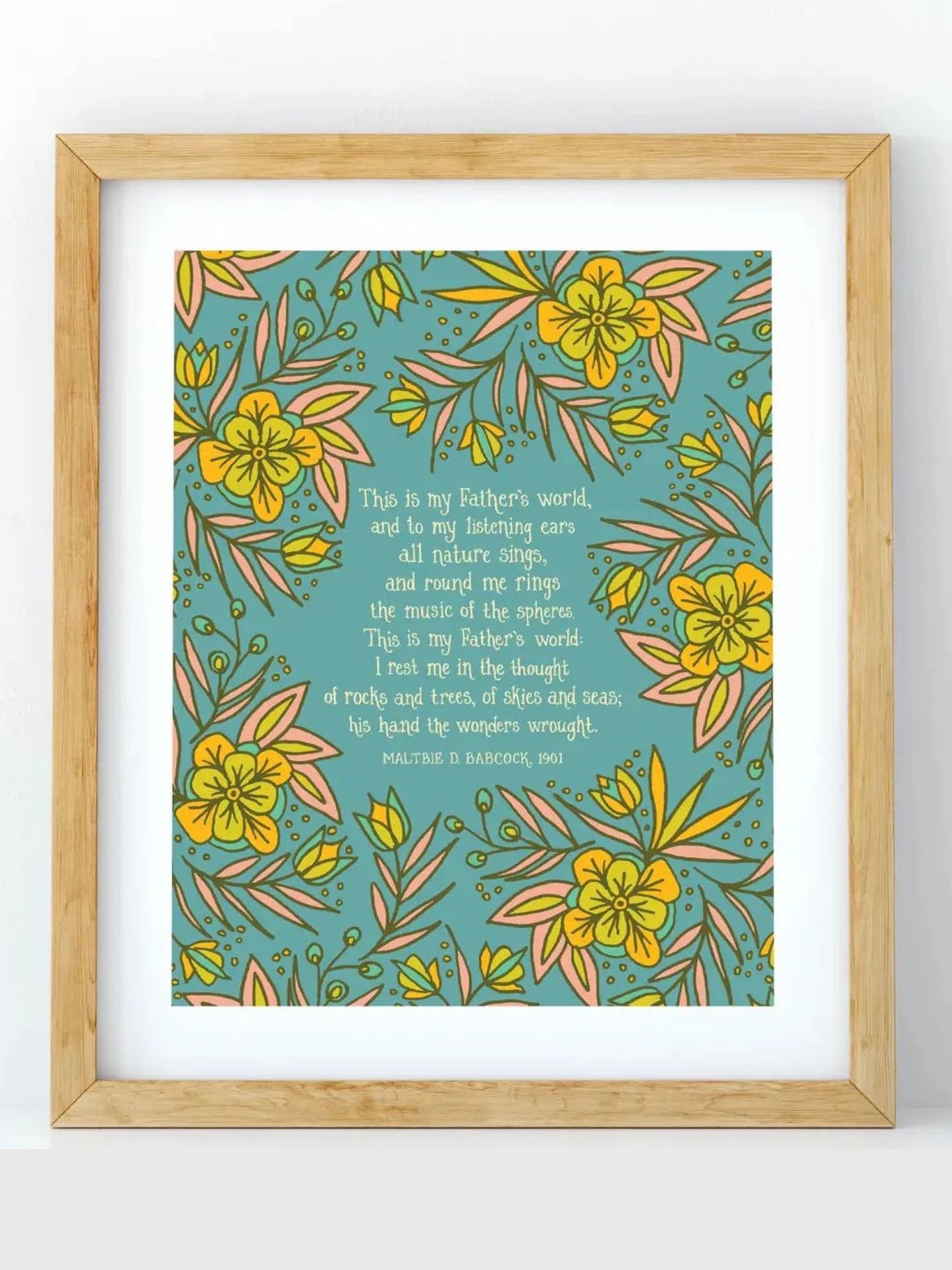 This is my father's world hymn art print