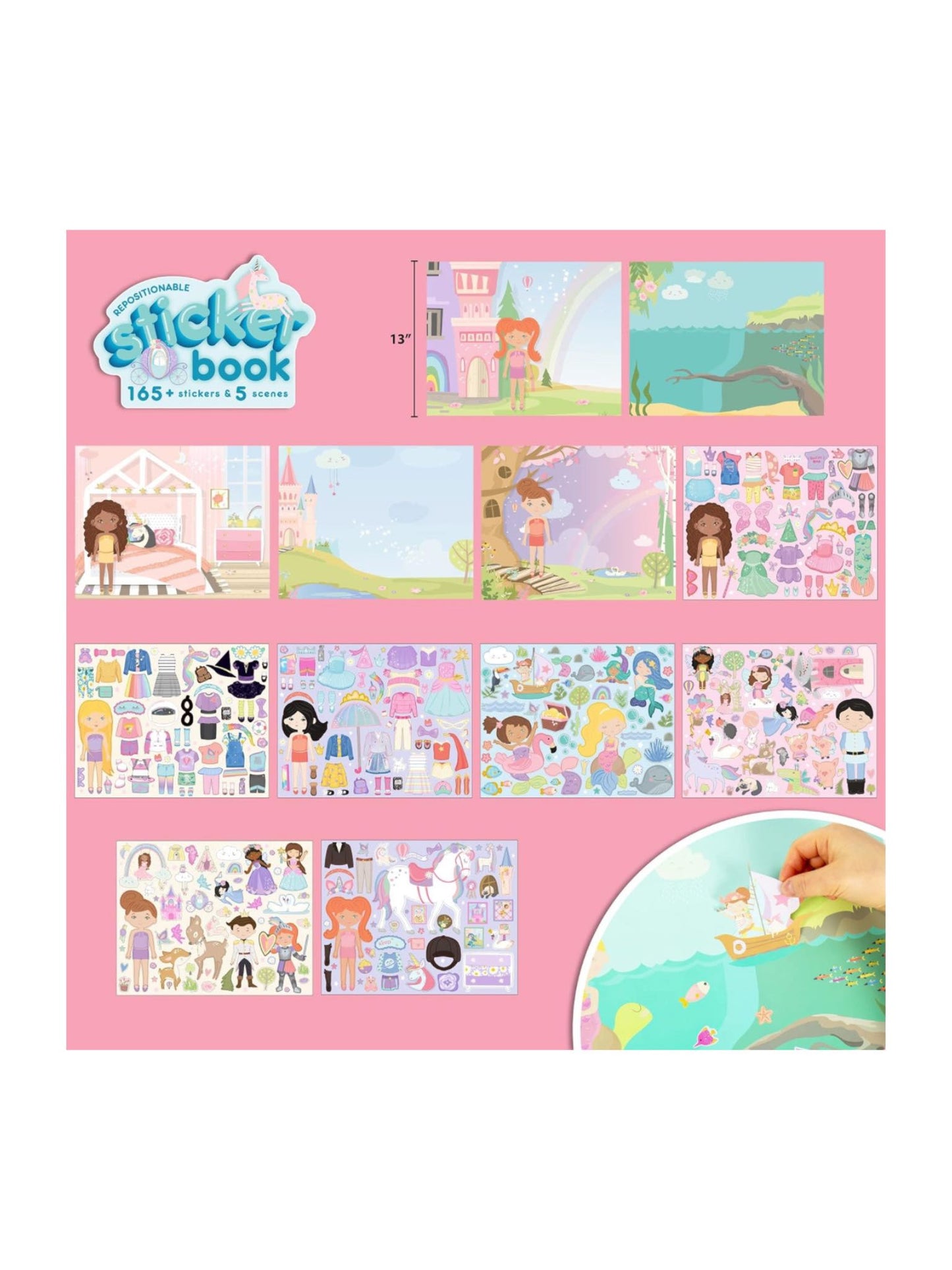 fairytale sticker book