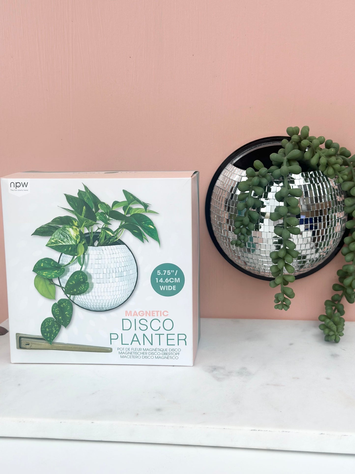 magnetic disco planter