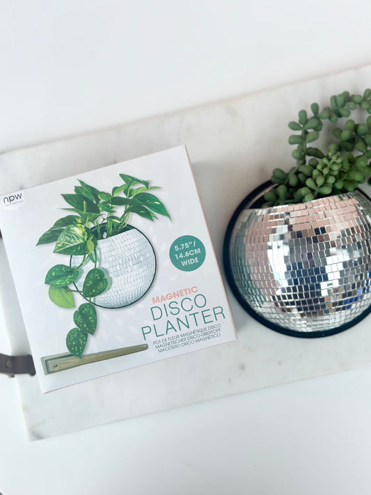 magnetic disco planter
