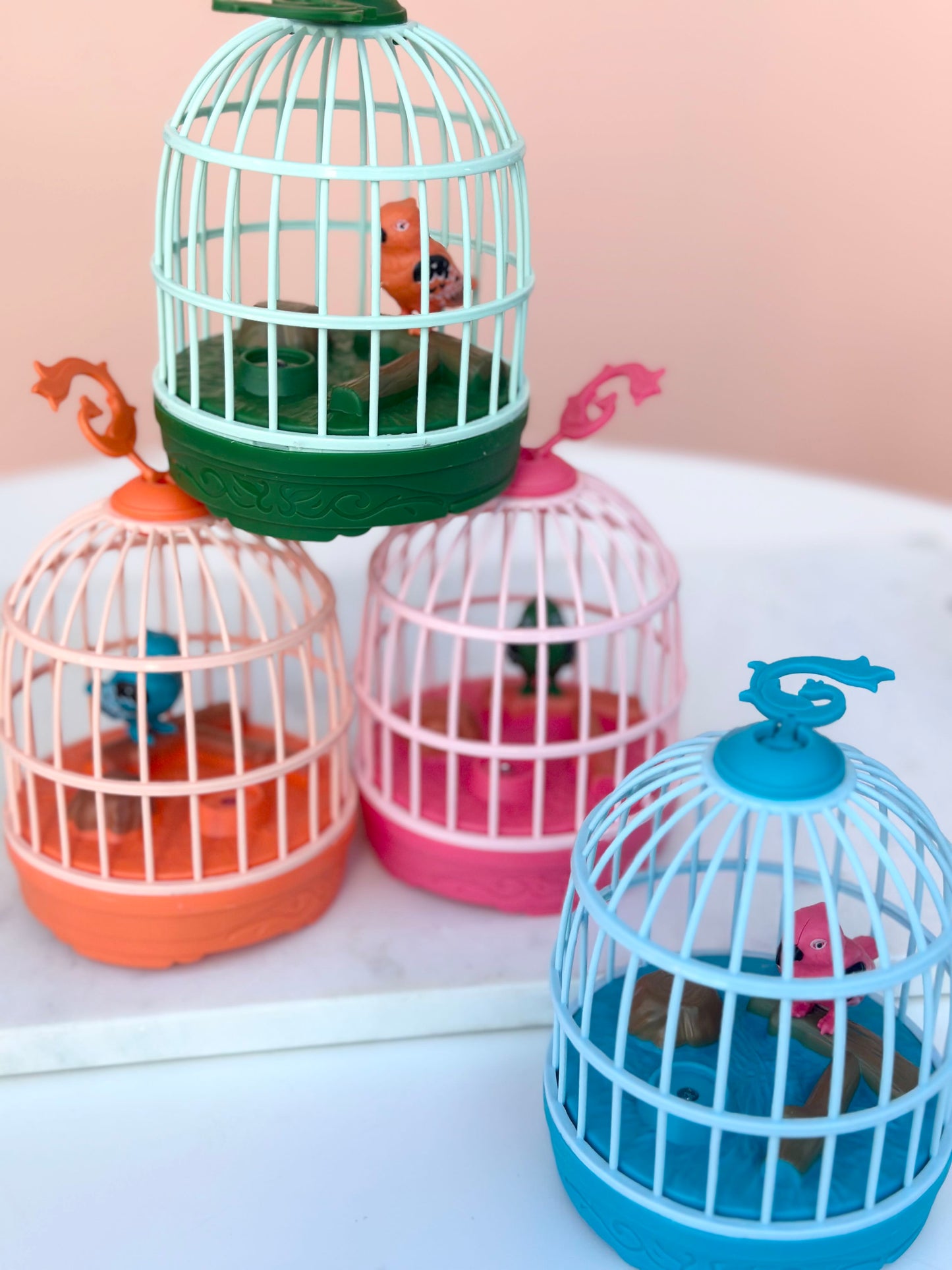 singing, chirping parrot