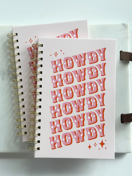 howdy partner spiral notebook
