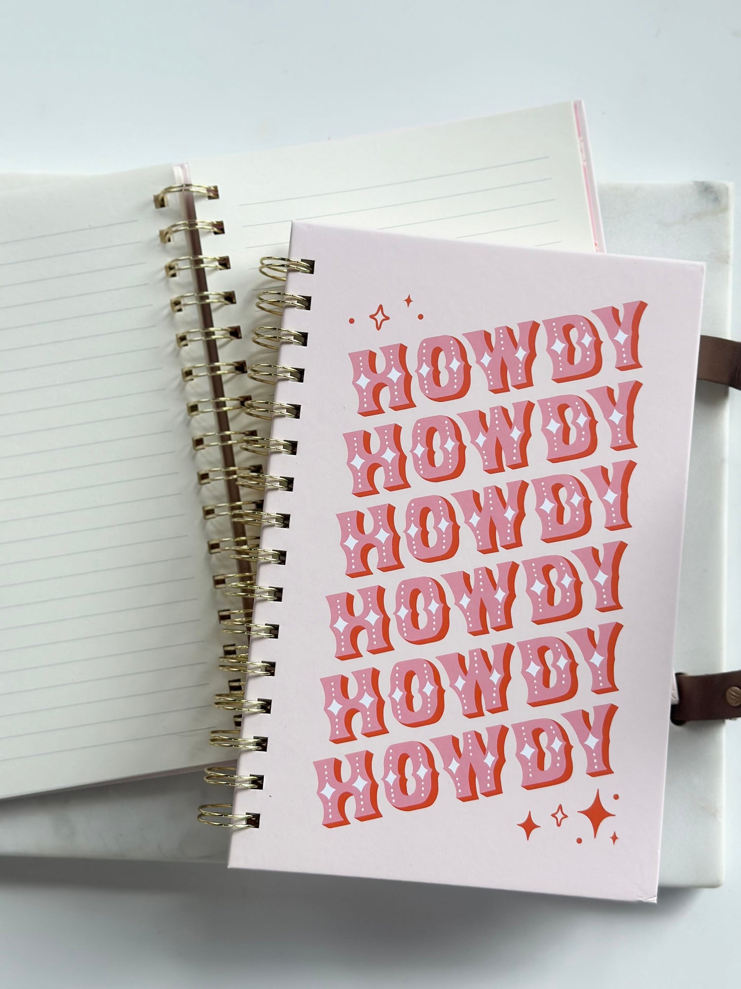 howdy partner spiral notebook