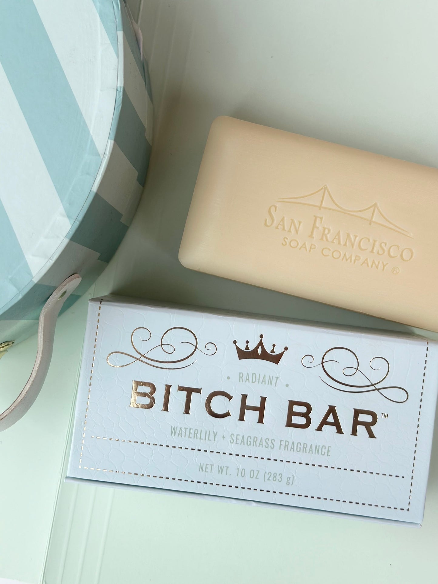 bitch bar - radiant water lily and seagrass