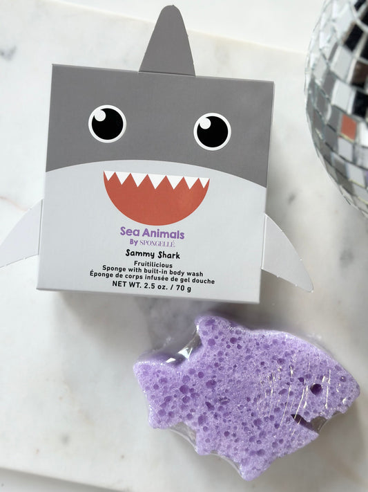 Sammy shark sea animals soap sponge