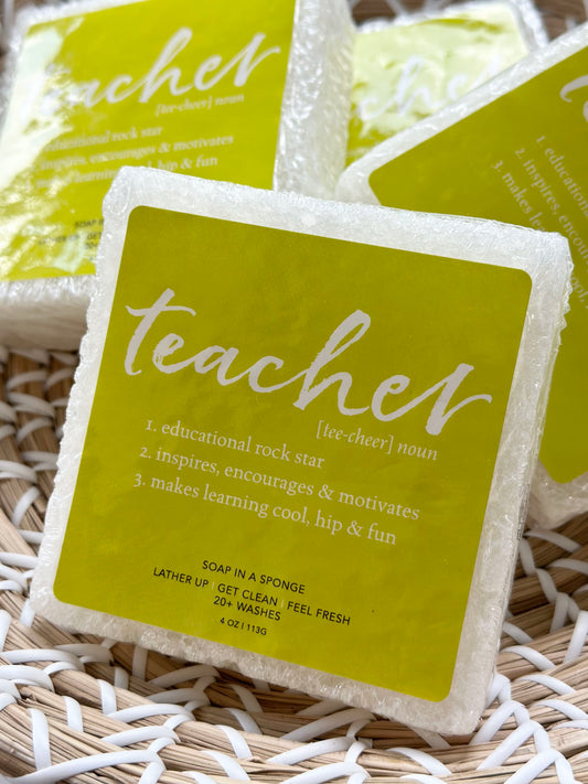 soap sponge - TEACHER