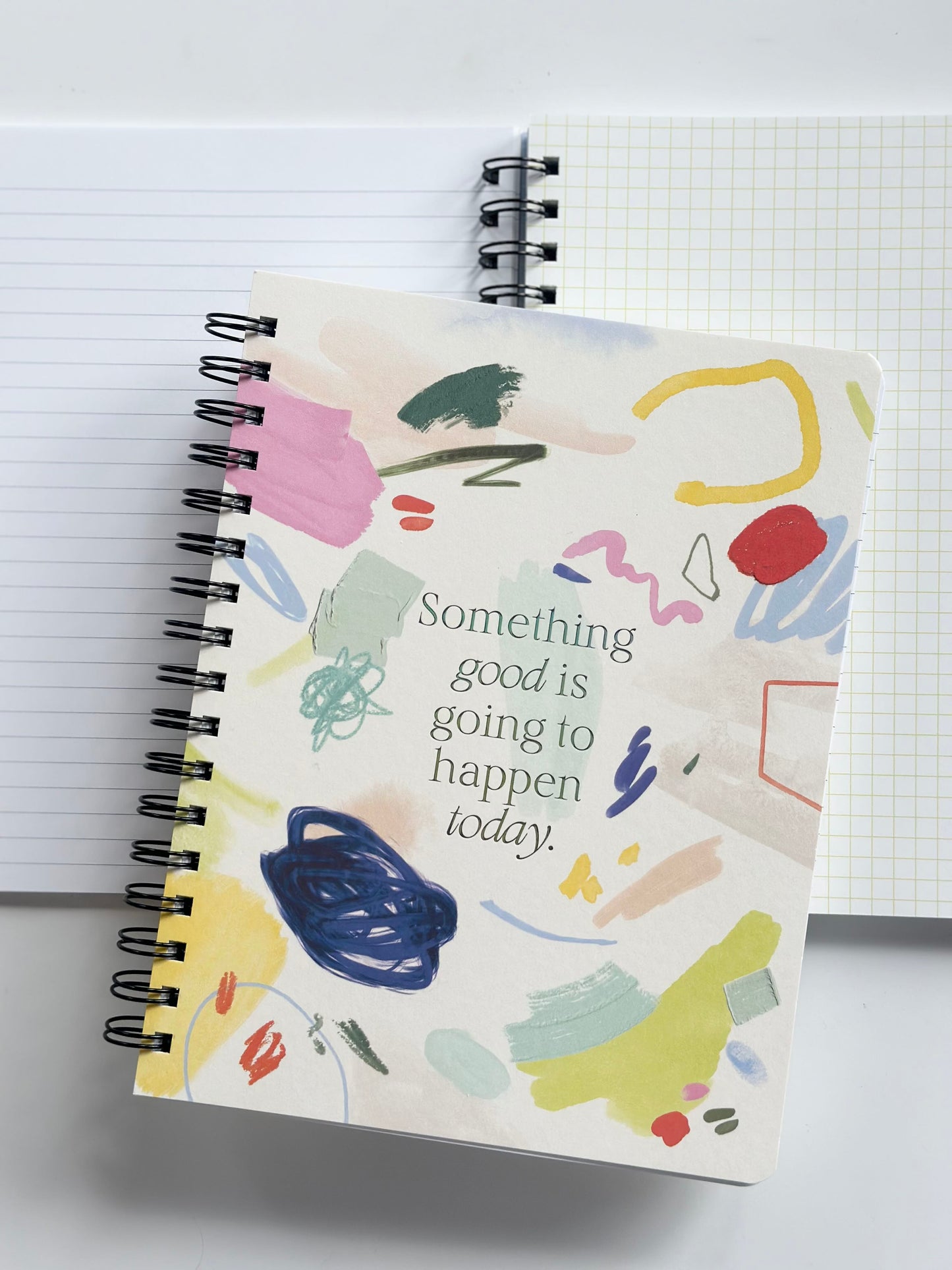 Something good is going to happen spiral notebook