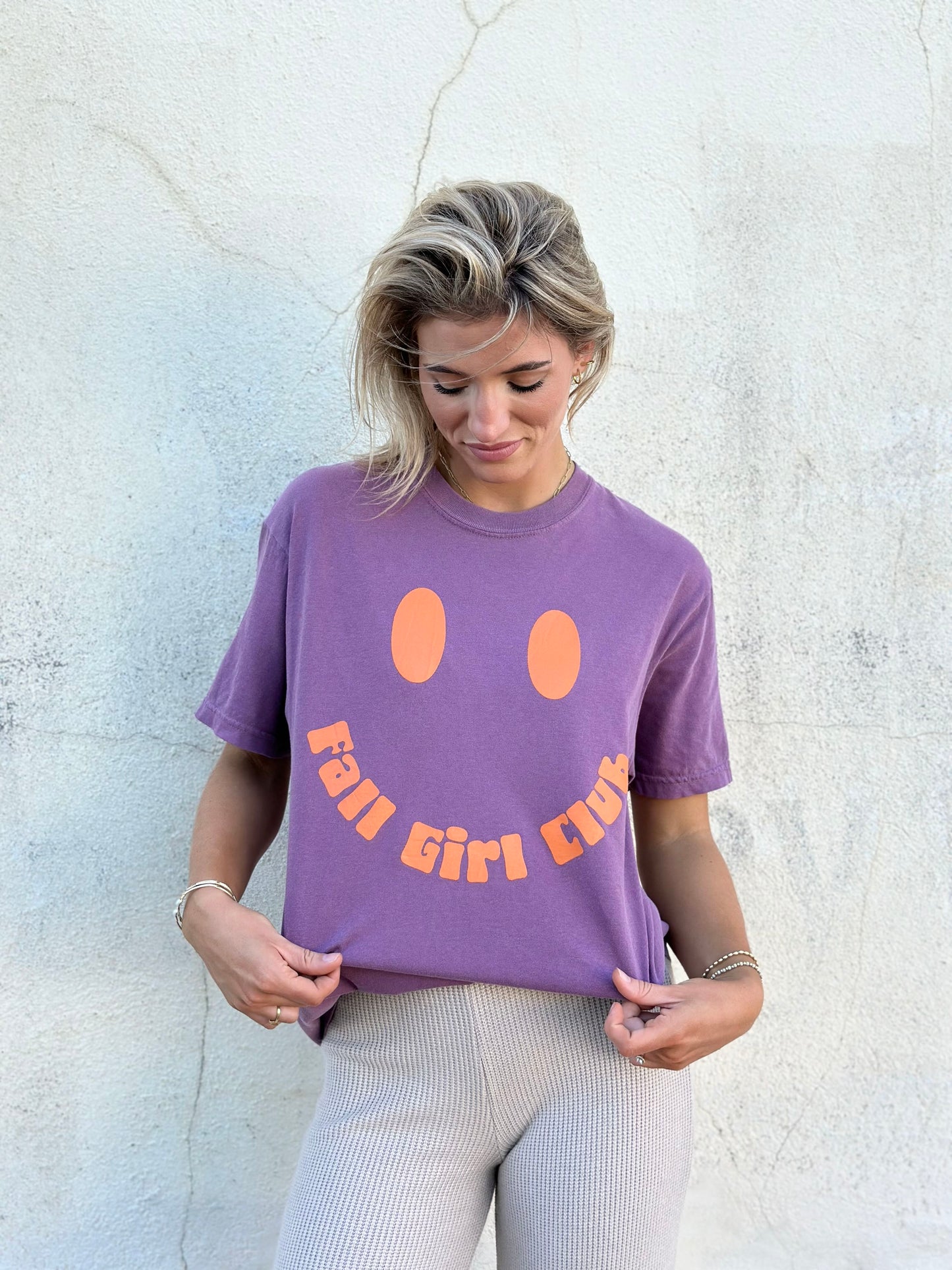 fall girl club tee