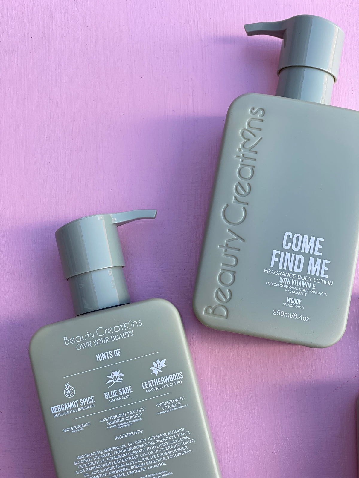 Come find me body lotion