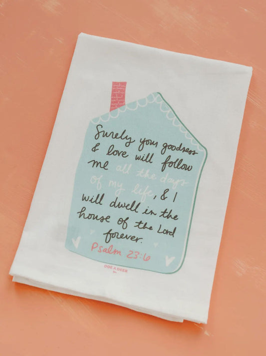 House of the Lord flour sack towel