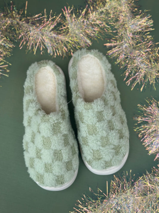 checked out slippers