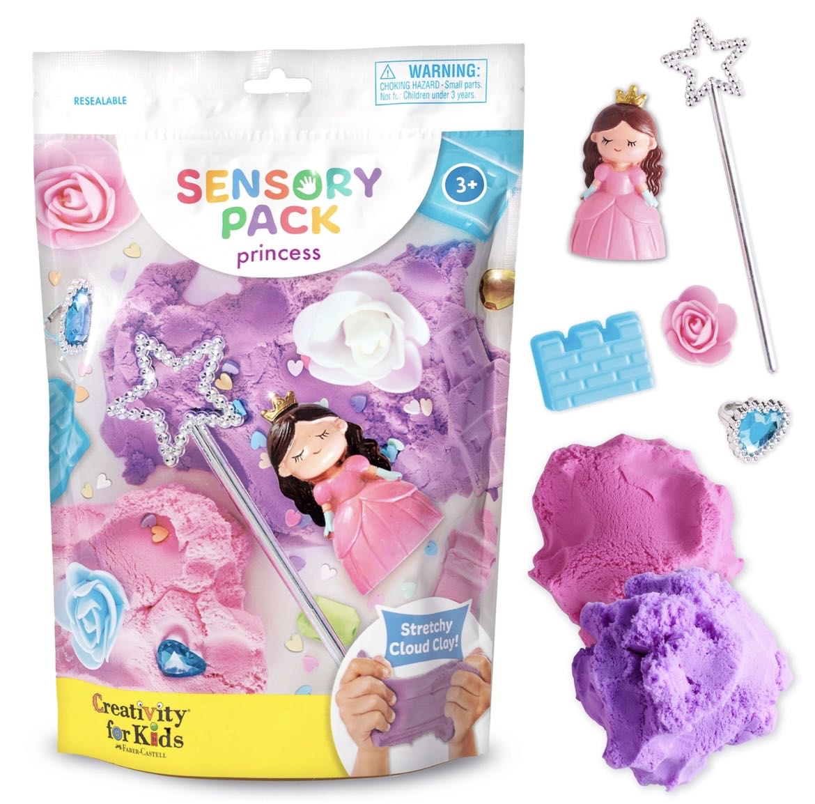 Sensory pack princess on the go play set