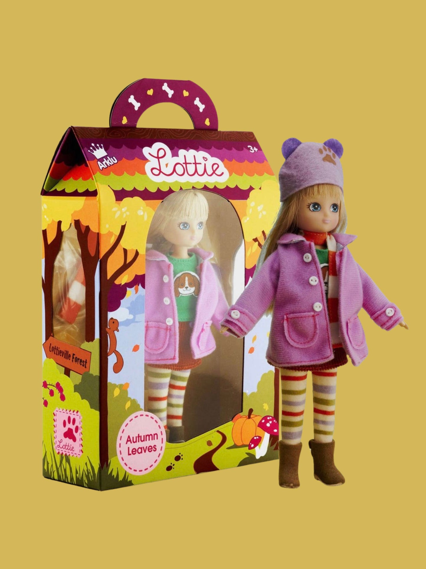 Lottie doll - autumn leaves