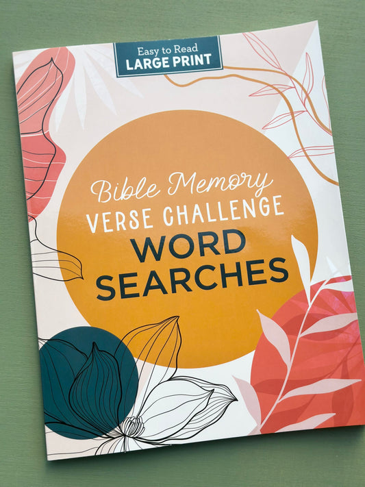 Bible memory verse challenge - word search large print