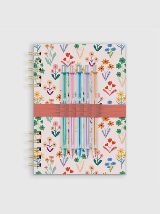 meadow lane spiral notebook and pen set