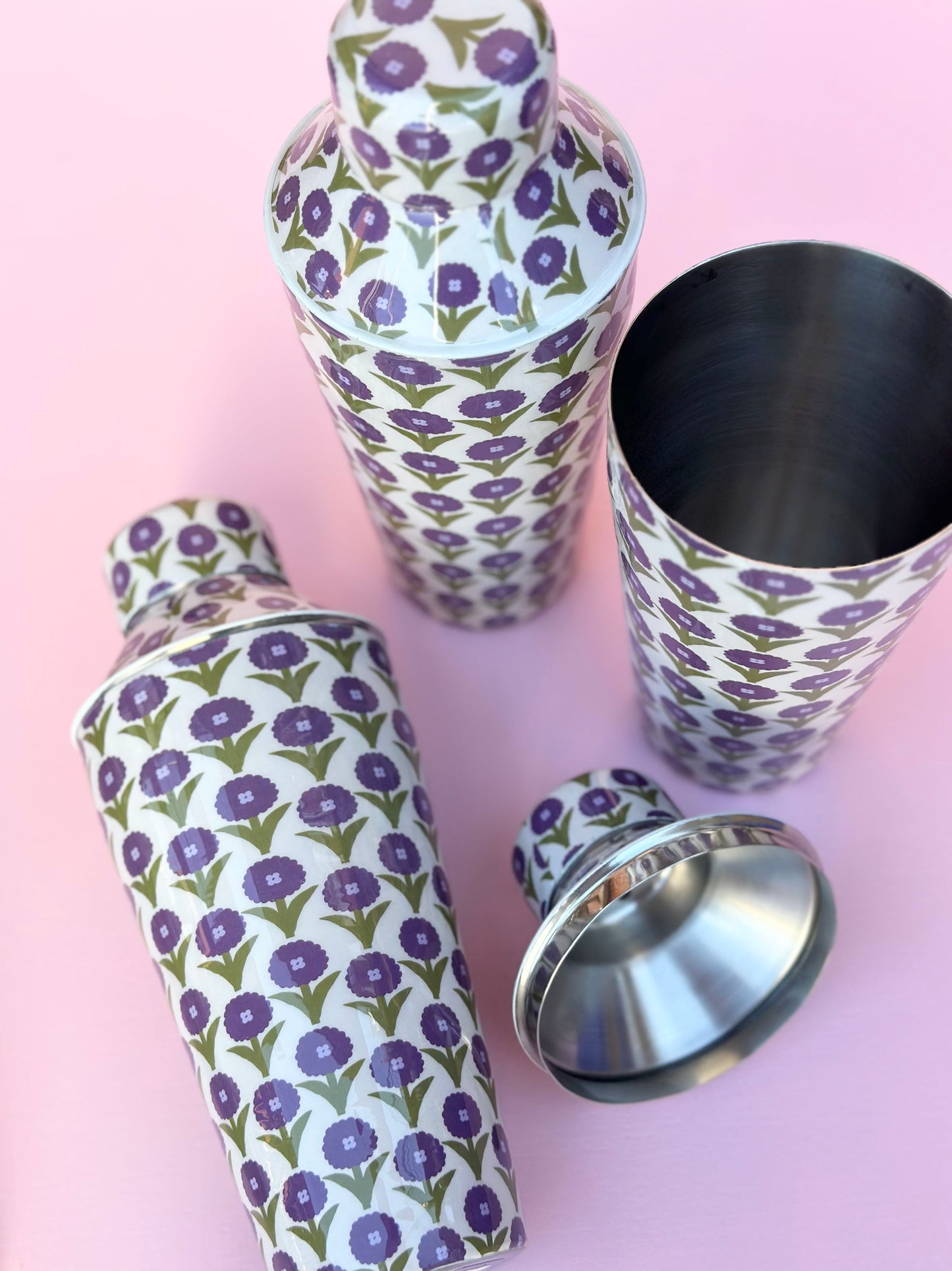 enamel cocktail shaker