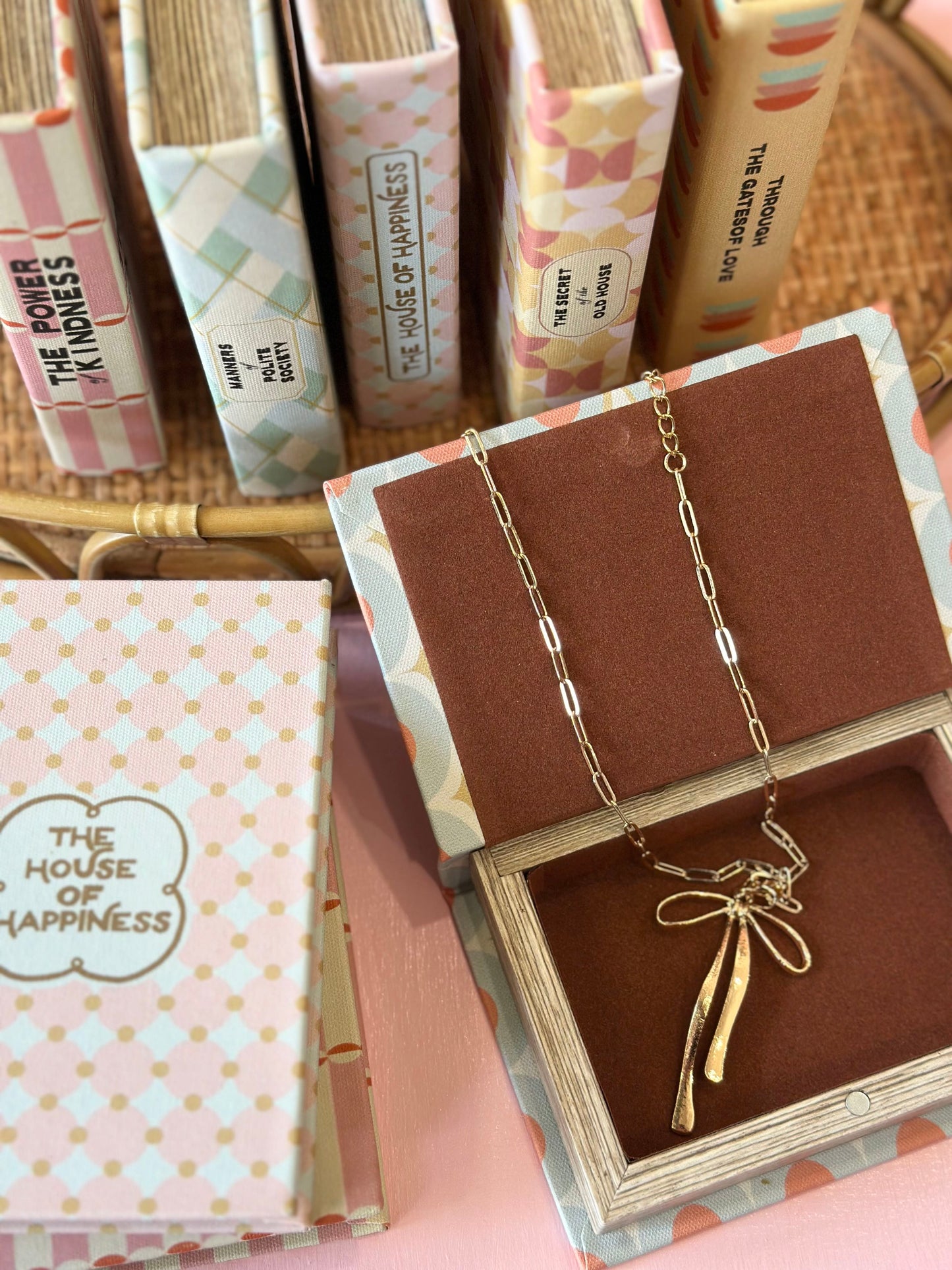 canvas book trinket box - manners of polite society