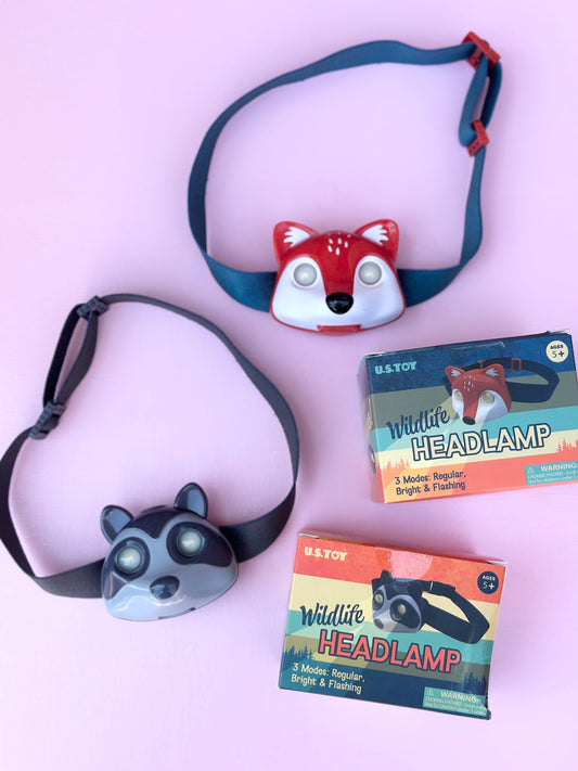 critter headlamp - raccoon