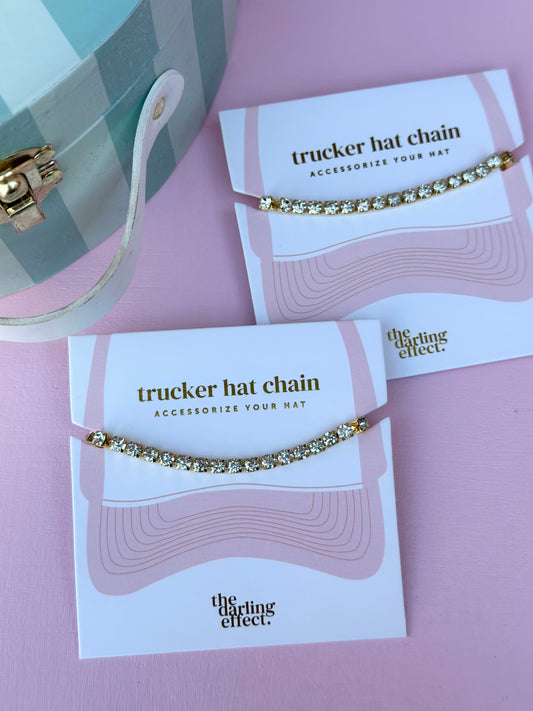 trucker hat chain - crystal gem