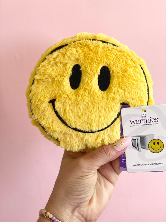 smiley face junior warmies